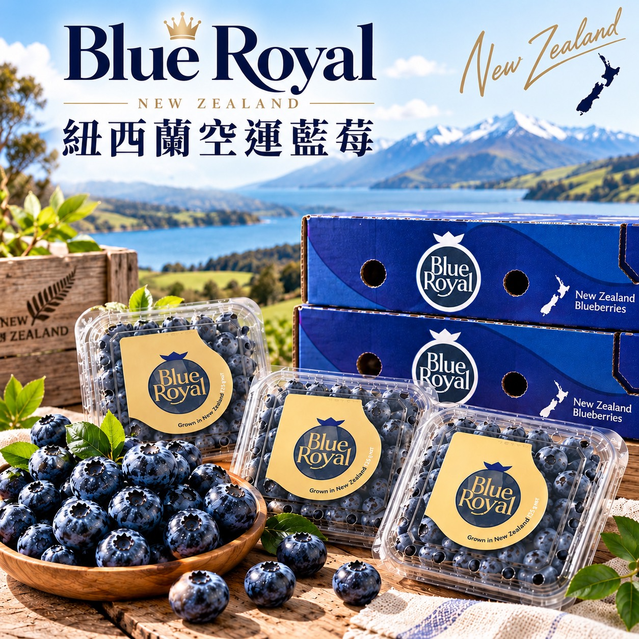 Blue Royal紐西蘭空運藍莓1